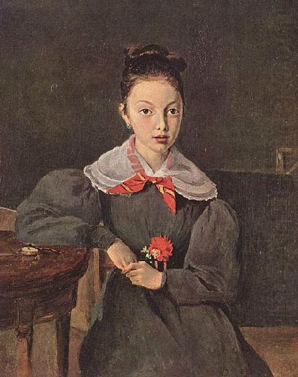 Jean-Baptiste Camille Corot Portrait of Octavie Sennegon, the artist's niece china oil painting image